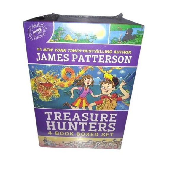 James Patterson Treasure Hunters: 4 Book Boxed Set New Sealed - Picture 1 of 4